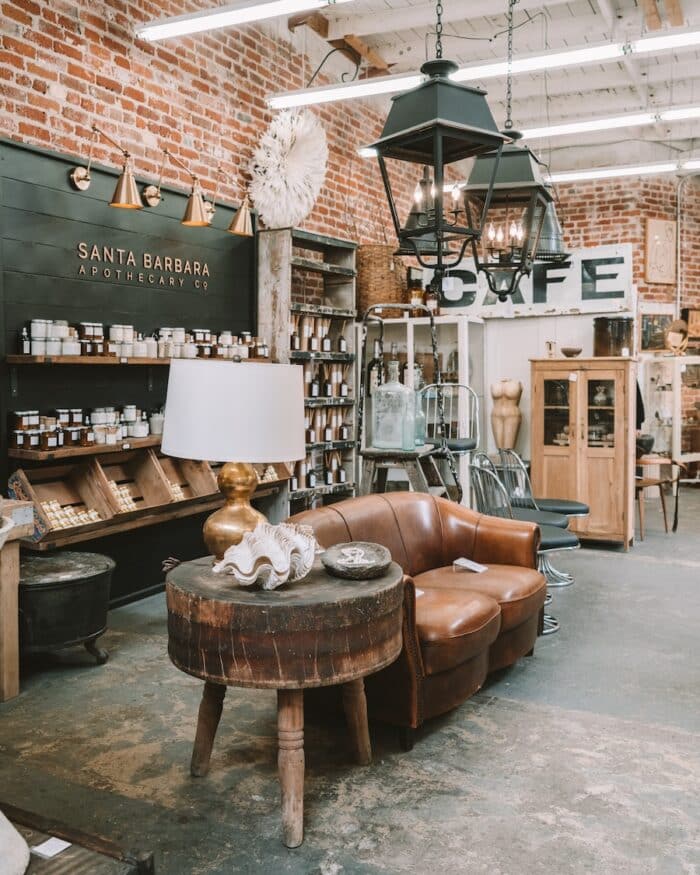 big room full of antiques big room full of antiques and curiosities from The Blue Door