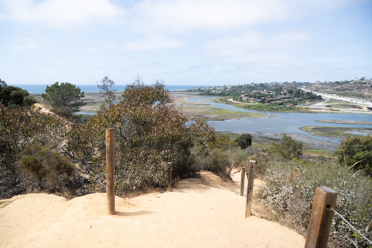 San Elijo Lagoon View overlooking San Elijo Lagoon from the top of Annie's Canyon Trail