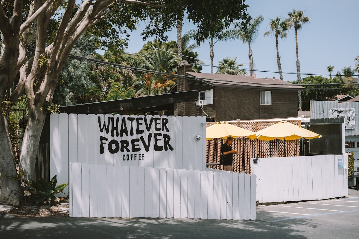 Facade of Whatever Forever coffee Facade of Whatever Forever coffee | Things to Do in Encinitas