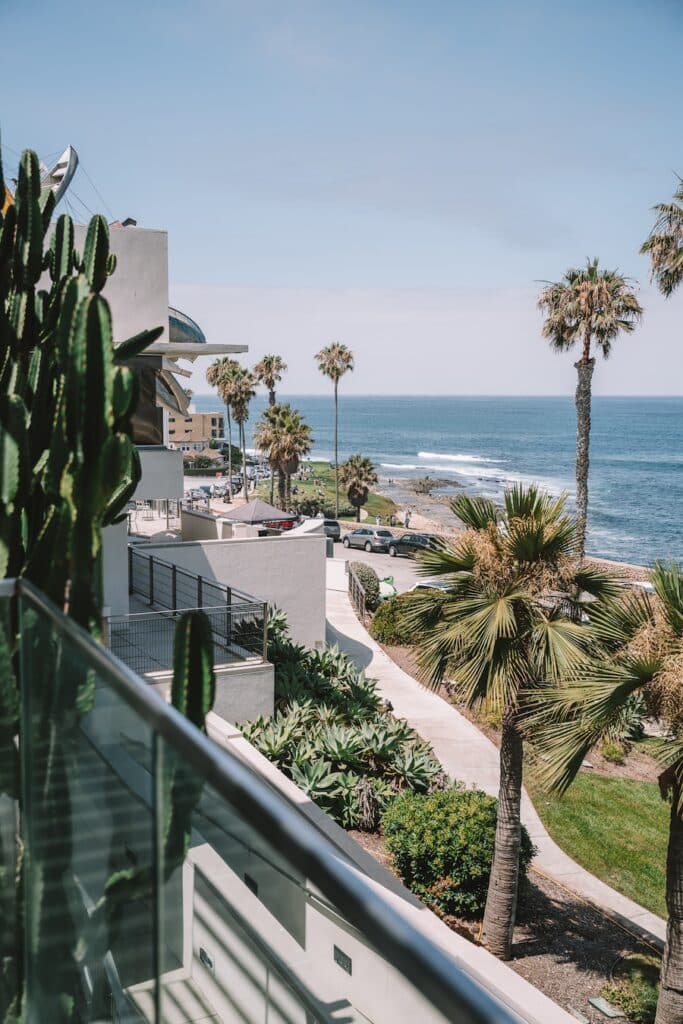 overlooking the ocean View overlooking the ocean from the Kitchen at MCASD in La Jolla