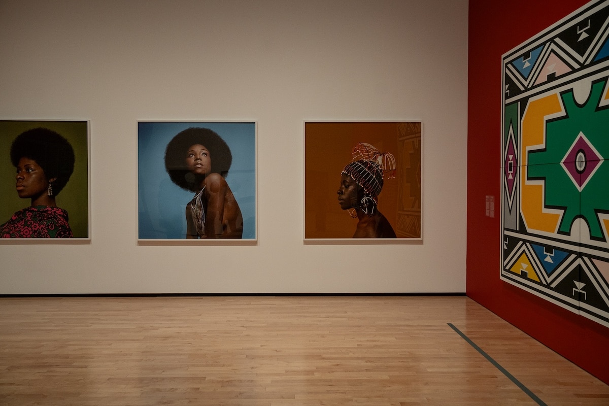 Large prints on the walls Large prints on the walls at MCASD in La Jolla