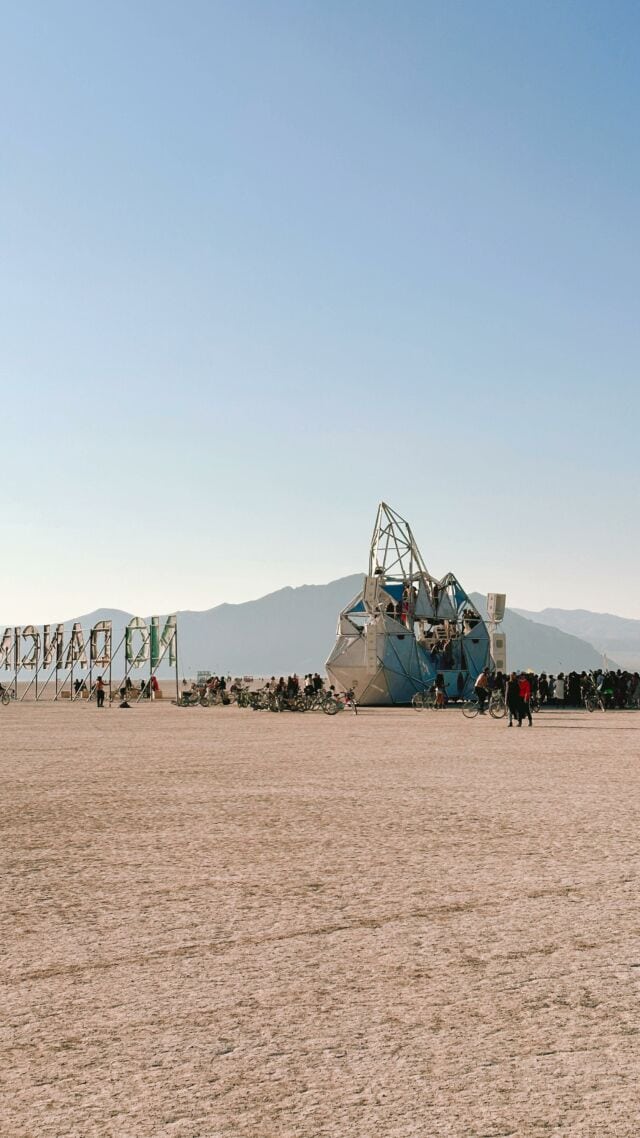 One of my favorite things every day was watching the transformation from day to night on the playa. Pure magic ✨ #burningman2023 #burningman