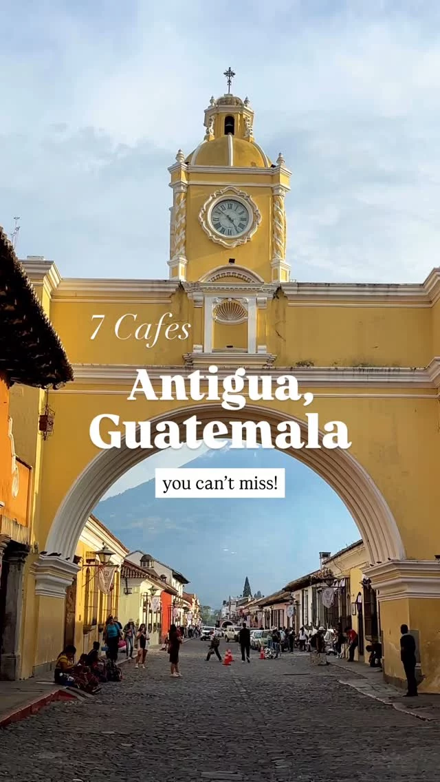 Cafe culture in Antigua, Guatemala 😮‍💨

Here are 7 favorites to check out on your next trip — save this post if you’re planning a trip to Guatemala in the future! 

And don’t miss the banana french toast from Cafe Sol…it was one of the best I’ve ever had 🤤

Best Cafes in Antigua:
1. @alegria.antigua 
2. @12onzas 
3. Cafe Sol 
4. @fat_cat_coffee_house 
5. @starbucks 
6. @cafecondesaantigua 
7. @artistadecafe