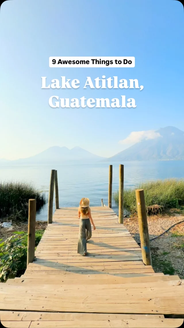 BEST THINGS TO DO IN LAKE ATITLAN 🤍

There are so many awesome things to do in this part of Guatemala, but these were a few of our favorites! 

Make sure to save this reel if you’re planning a trip to Guatemala in the future 🇬🇹 

#lakeatitlanguatemala #guatemalathingstodo #guatemalatravel #visitguate